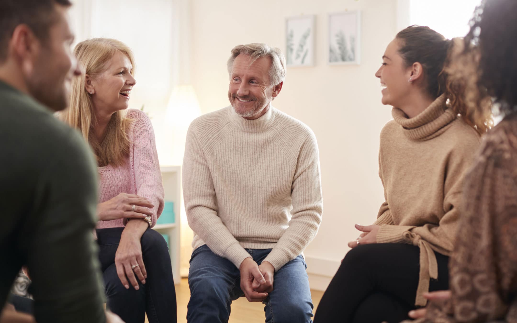 Man speaking to group